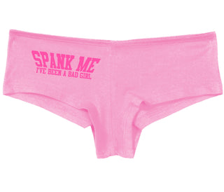 Spank Me I've Been A Bad Girl - Pink Boy Short