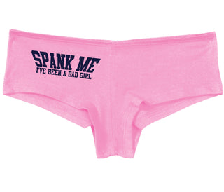 Spank Me I've Been A Bad Girl - Pink Boy Short