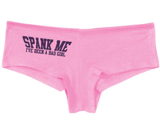 Spank Me I've Been A Bad Girl - Pink Boy Short