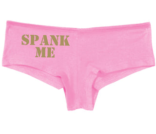 Spank Me. Stencil Design - Pink Boy Short