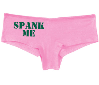 Spank Me. Stencil Design - Pink Boy Short