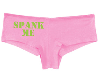 Spank Me. Stencil Design - Pink Boy Short