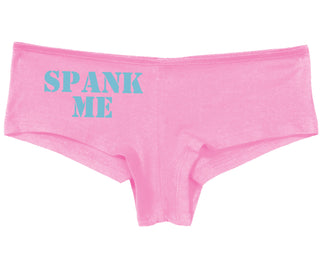 Spank Me. Stencil Design - Pink Boy Short
