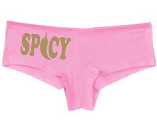 Spicy - Cute Pepper Logo - Pink Boy Short