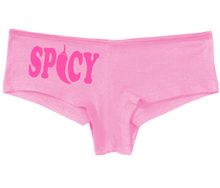 Spicy - Cute Pepper Logo - Pink Boy Short