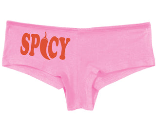 Spicy - Cute Pepper Logo - Pink Boy Short