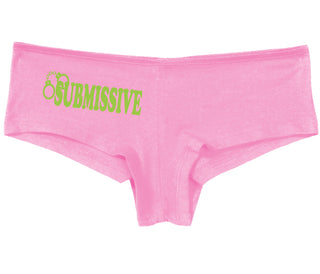 Submissive - Cuff Logo - Pink Boy Short