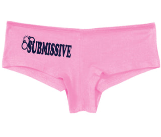 Submissive - Cuff Logo - Pink Boy Short