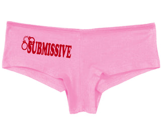 Submissive - Cuff Logo - Pink Boy Short