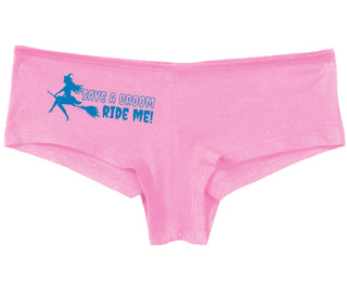 Save A Broom - Ride Me - Witch - Pink Boy Short