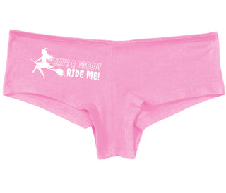 Save A Broom - Ride Me - Witch - Pink Boy Short