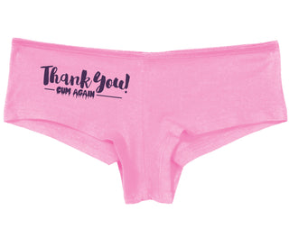 Thank You Cum Again - Pink Boy Short