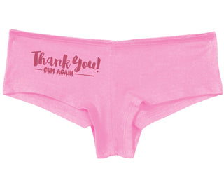 Thank You Cum Again - Pink Boy Short