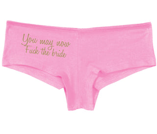 You May Now Fuck The Bride - Pink Boy Short