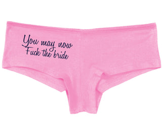 You May Now Fuck The Bride - Pink Boy Short