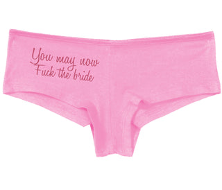 You May Now Fuck The Bride - Pink Boy Short