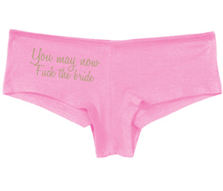 You May Now Fuck The Bride - Pink Boy Short