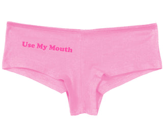 Use My Mouth - Pink Boy Short
