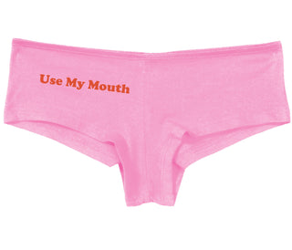 Use My Mouth - Pink Boy Short