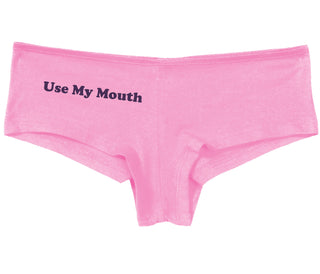 Use My Mouth - Pink Boy Short