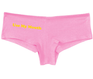 Use My Mouth - Pink Boy Short