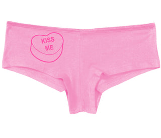 Valentines Day Candy - Kiss Me - Pink Boy Short