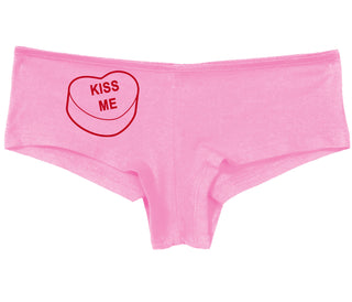 Valentines Day Candy - Kiss Me - Pink Boy Short