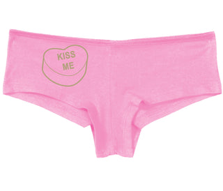 Valentines Day Candy - Kiss Me - Pink Boy Short