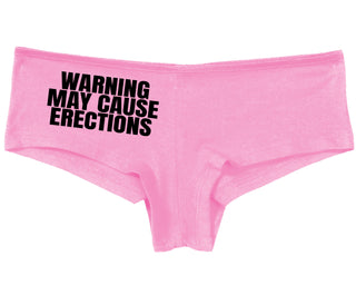 Warning May Cause Erections - Pink Boy Short