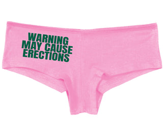 Warning May Cause Erections - Pink Boy Short