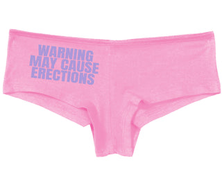 Warning May Cause Erections - Pink Boy Short