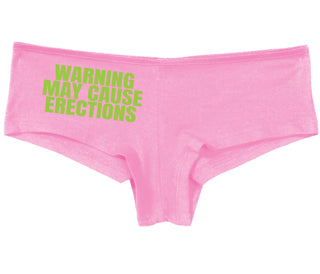 Warning May Cause Erections - Pink Boy Short