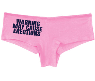 Warning May Cause Erections - Pink Boy Short