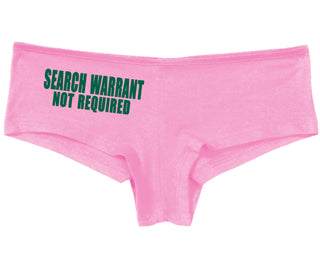 Search Warrant Not Required - Pink Boy Short