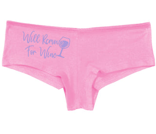 Will Remove For Wine - Pink Boy Short