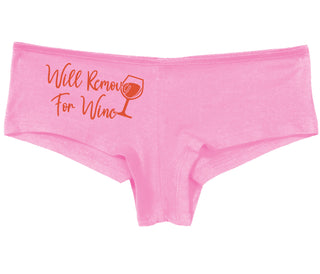 Will Remove For Wine - Pink Boy Short