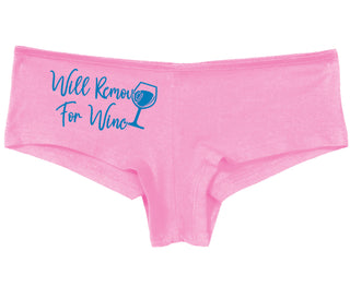 Will Remove For Wine - Pink Boy Short
