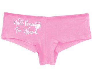 Will Remove For Wine - Pink Boy Short