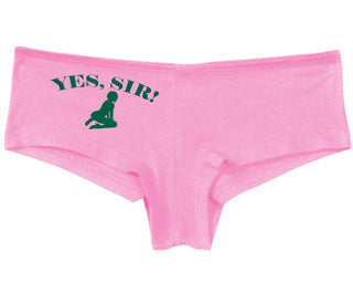 Yes Sir - Submissive Woman - Pink Boy Short