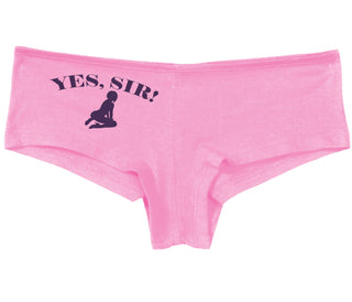 Yes Sir - Submissive Woman - Pink Boy Short