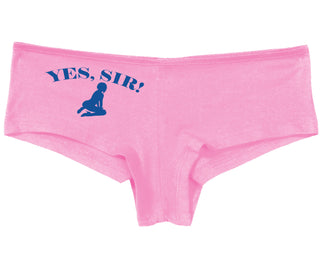 Yes Sir - Submissive Woman - Pink Boy Short