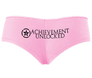 Achievement Unlocked - Pink Boyshort