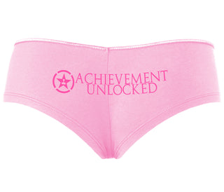 Achievement Unlocked - Pink Boyshort