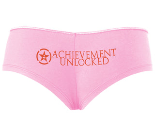 Achievement Unlocked - Pink Boyshort