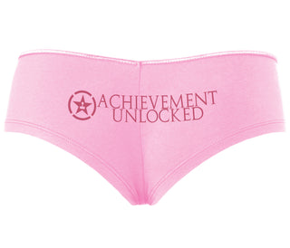 Achievement Unlocked - Pink Boyshort