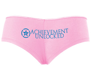 Achievement Unlocked - Pink Boyshort