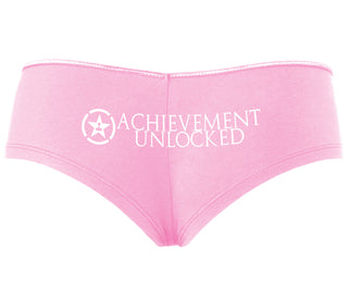 Achievement Unlocked - Pink Boyshort