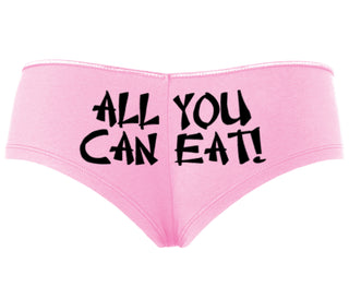 All You Can Eat Chinese Takaway Style - Pink Boyshort
