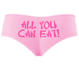 All You Can Eat Chinese Takaway Style - Pink Boyshort