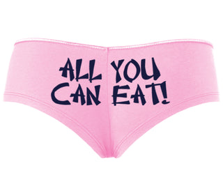 All You Can Eat Chinese Takaway Style - Pink Boyshort
